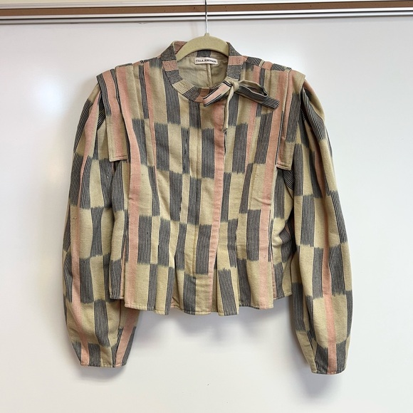 Ulla Johnson Women's Hiroki Cotton Zipper Jacket - Picture 6 of 11